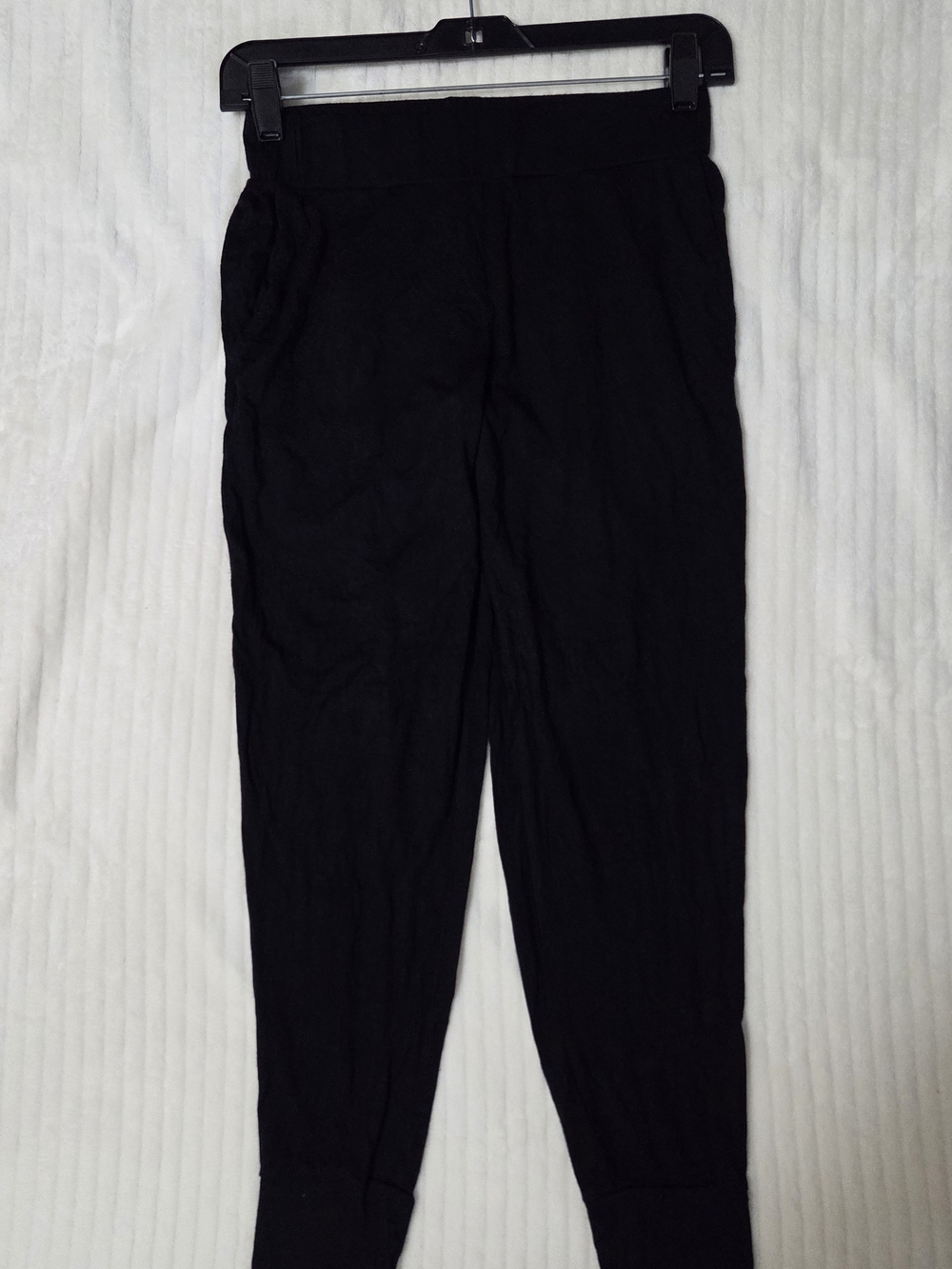HATCH Collection Black Maternity Jersey Knit Jogger Pants Size 0